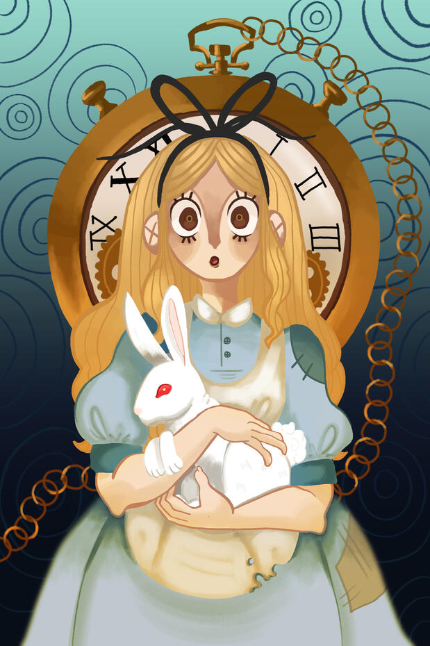 Alice's Adventures in Wonderland - Book Cover
